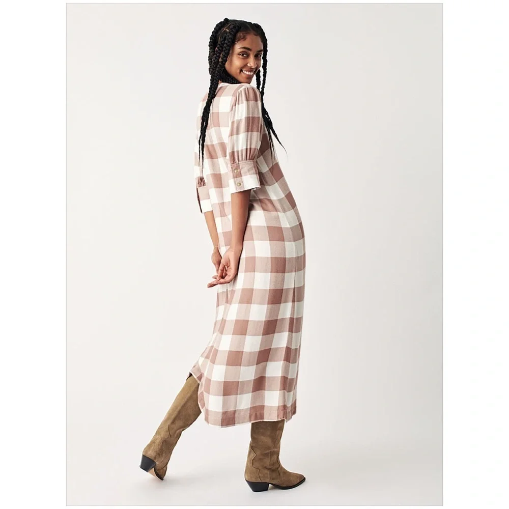 Faherty helena shirtdress
